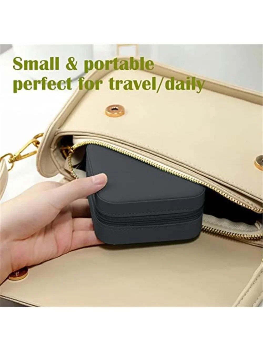 12 Pack Travel Jewelry Box Organizer Mini Ring Earring Necklace Storage Case